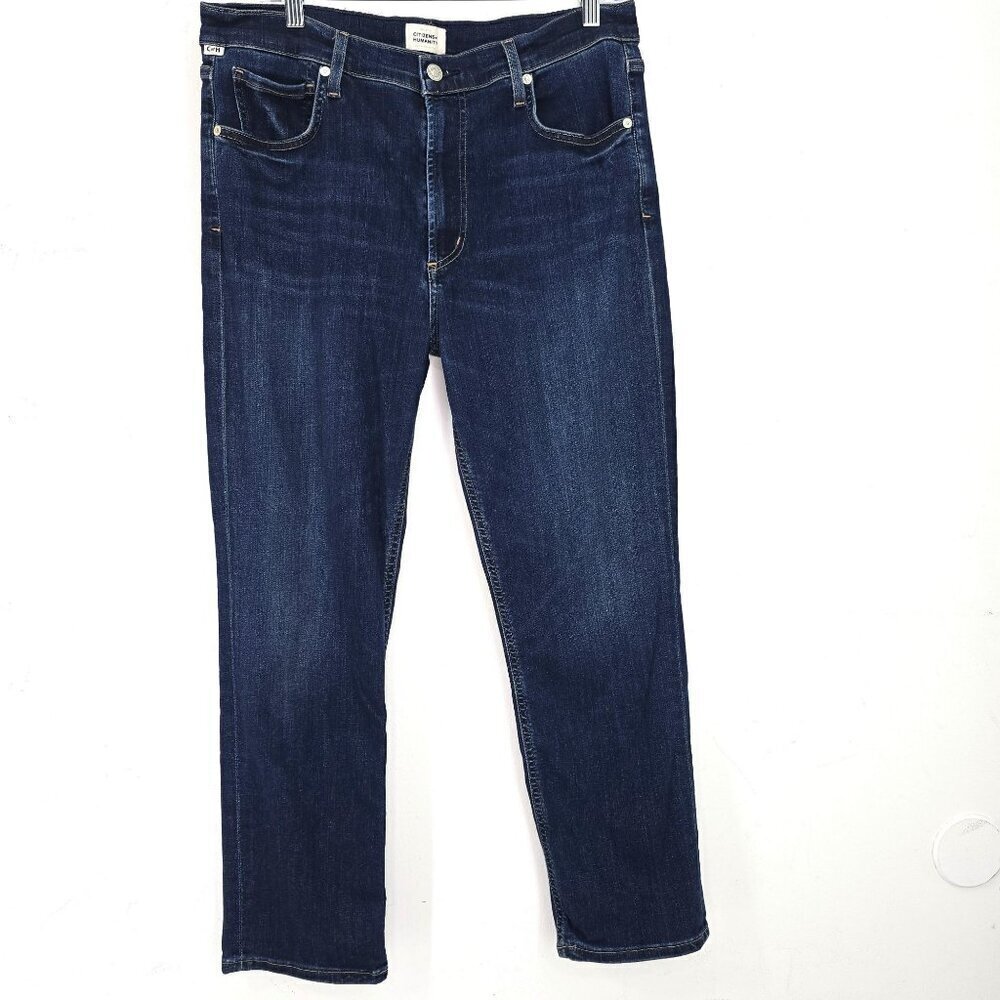 Citizens of Humanity Isola Dark Indigo Wash Denim Jeans Women Waist 32"